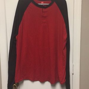 Black and red long sleeve